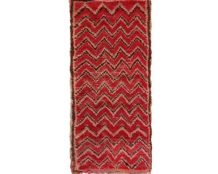 Zuiver wollen Marokkaans Berber-tapijt 76 x 163 cm