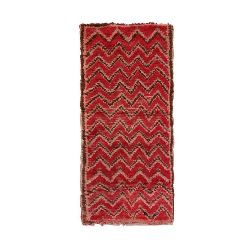 Zuiver wollen Marokkaans Berber-tapijt 76 x 163 cm