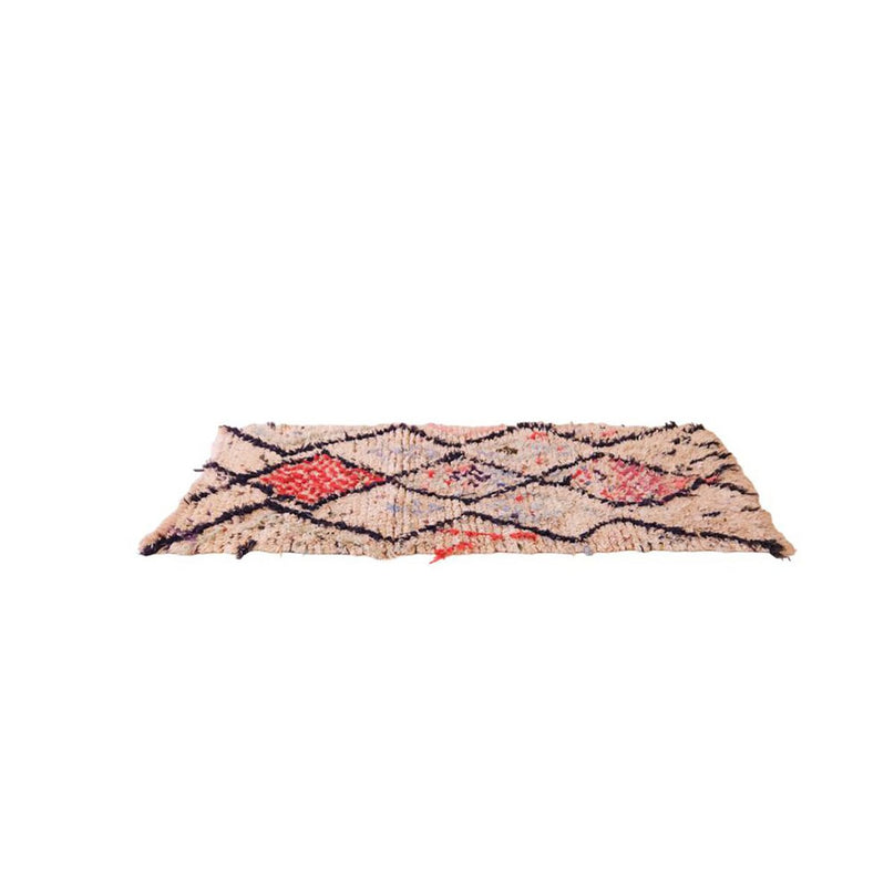Zuiver wollen Marokkaans Berber-tapijt 85 x 172 cm