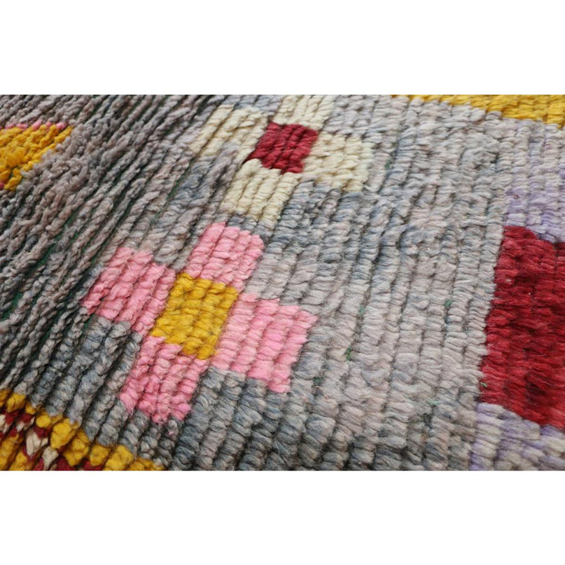 Zuiver wollen Marokkaans Berber halkleed 67 x 356 cm