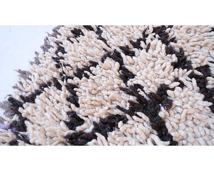 Zuiver wollen Marokkaans Berber halkleed 73 x 188 cm