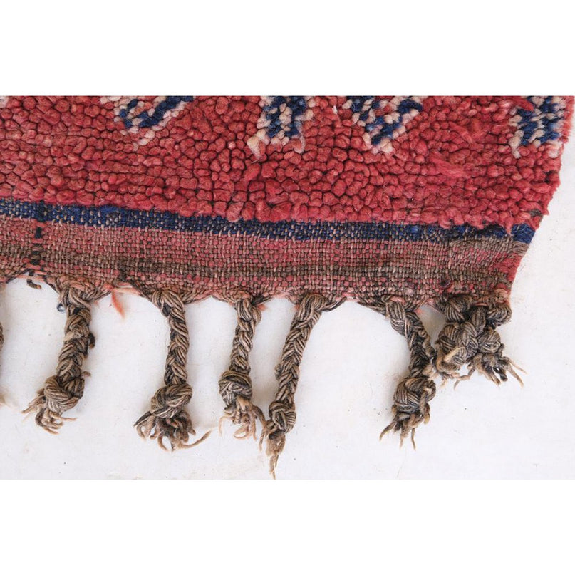 Vintage handgeweven wollen Berberkleed 169 x 258 cm