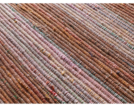 Boheems vloerkleed van gerecycled materiaal CHINDI
