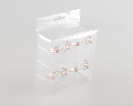 Set van 4 cirkels diamanten handdoeken