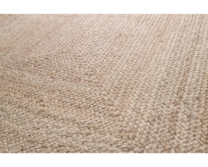 Handgemaakte designermat in Indira Jute