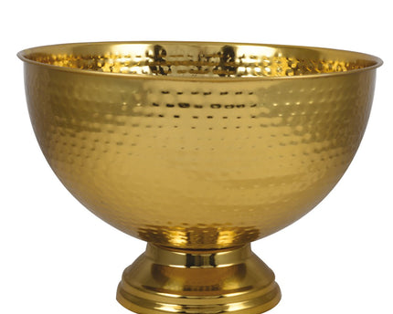 Grote champagne cup magnum gehamerd 30 cm