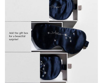 Sterrenbeelden 100% zijden slaapmasker-oversize