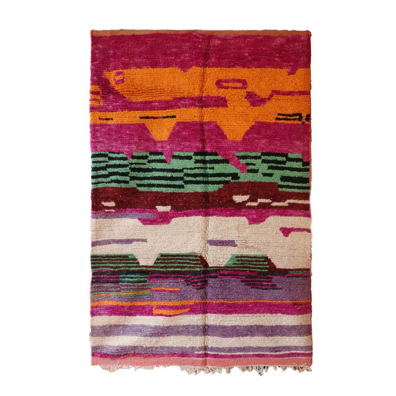 Zuiver wollen Marokkaans Berber-tapijt 174 x 264 cm