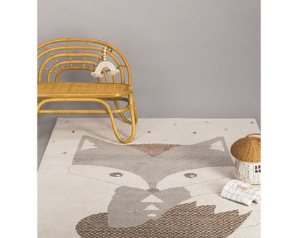 Zacht kindervloerkleed en FOX-design