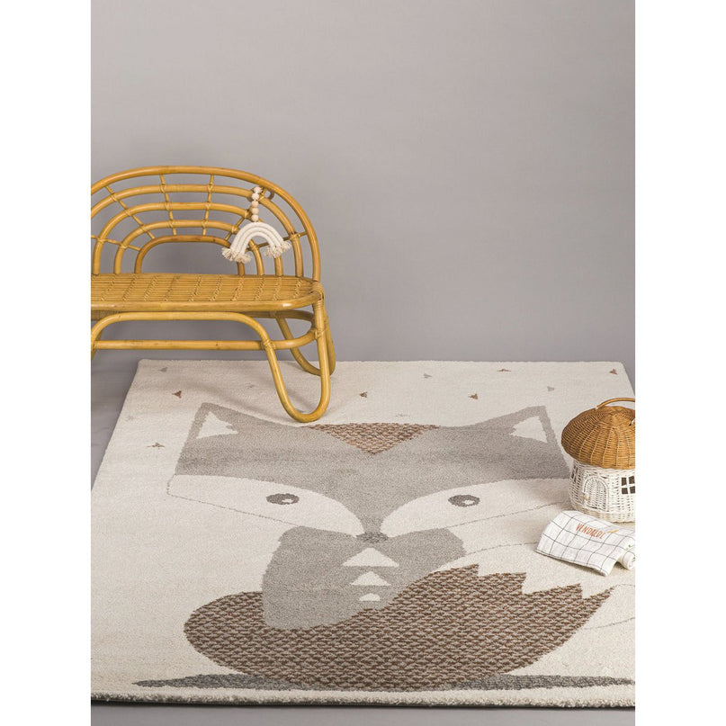 Zacht kindervloerkleed en FOX-design