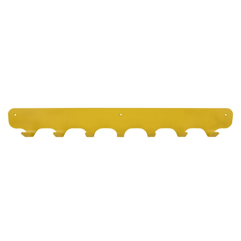 Gorillz Rounded Seven - Wandkapstok - 7 Kapstok Haken - Geel