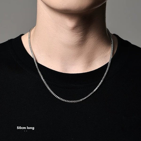 Unisex vossenstaartketting - 2,5 mm breed