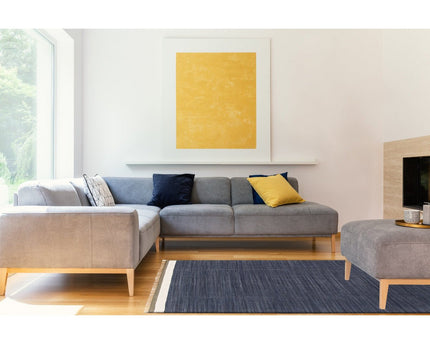 ELEGANCE vloerkleed van wol en katoen