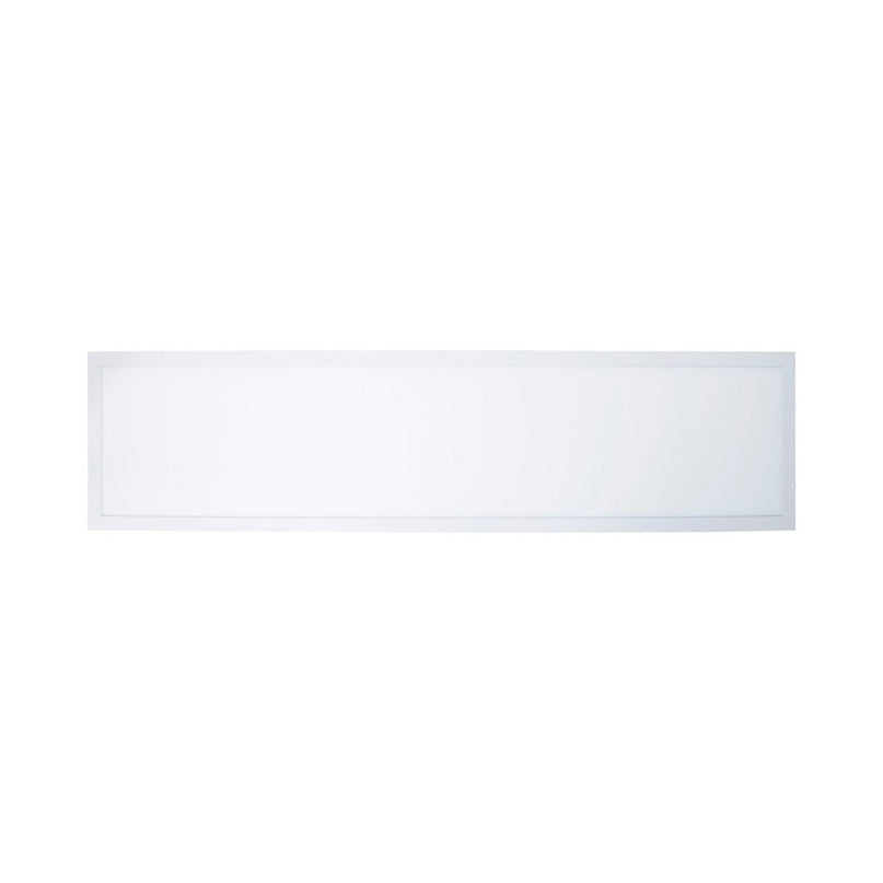 LED -paneel plafondlamp "Nico", functionele metalen plafondlamp en plastic in het wit, met vaste LED's en vele functies, ideaal voor kantoor, oefening of workshop, ca.