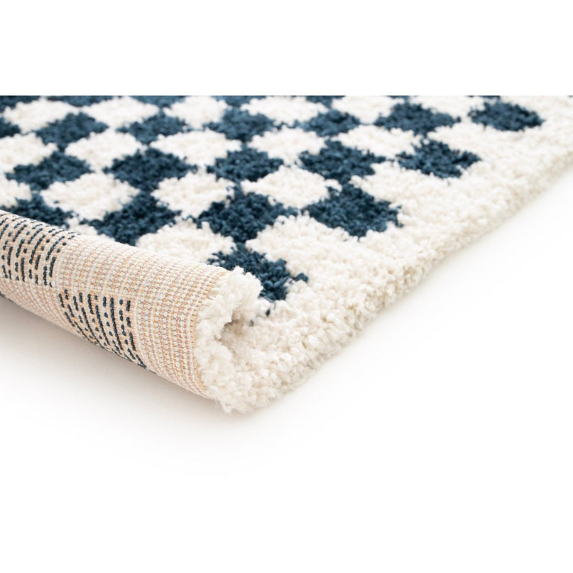 Tapis à poil haut doux en comfortabele CHECKERS