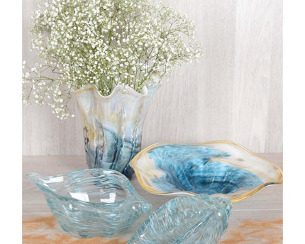 Blue Shell Ocean Cup 29x17.5x9.5 cm