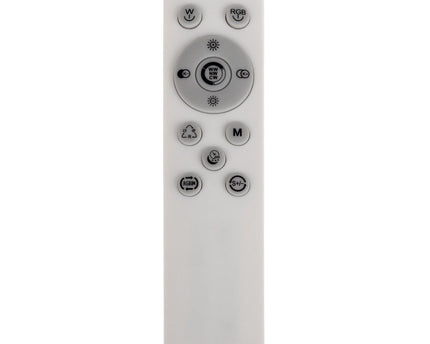 LED CCT-plafondlamp + RGB-backlight "Bantry" met veel functies, 115 cm lang, inclusief afstandsbediening