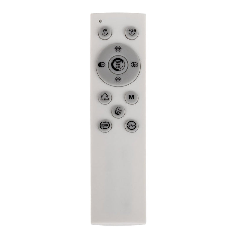 LED CCT-plafondlamp + RGB-backlight "Bantry" met veel functies, 115 cm lang, inclusief afstandsbediening