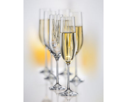 WATERVAL CHAMPAGNE FLUIT-SET VAN 6