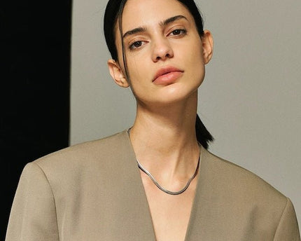 Unisex visgraatketting - 5 mm breed