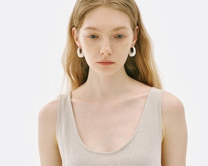 Unieke minimalistische emaille hoepels oorbellen