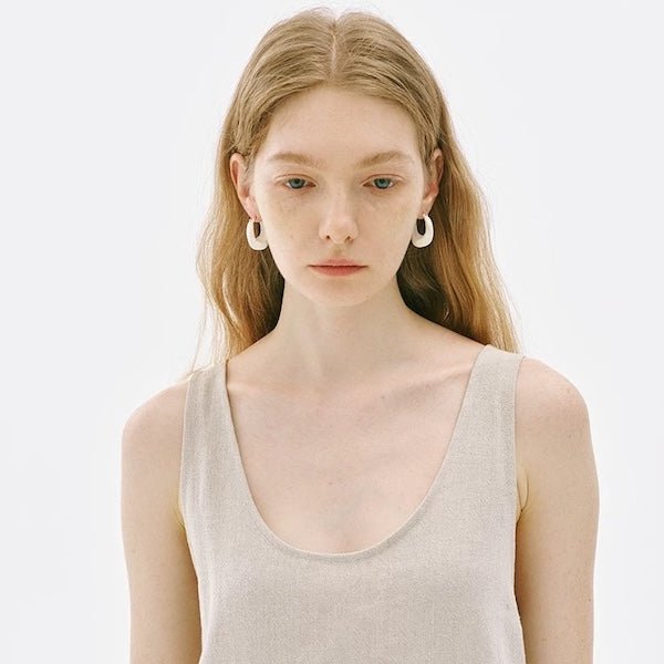 Unieke minimalistische emaille hoepels oorbellen