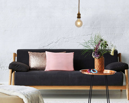 Metalbaldachin "Ontario" decoratieve hanglamp gemaakt van metaal in alt-messing en jute, E27-versie, verlichting voor woonkamers of kantoor.