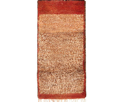 Zuiver wollen Marokkaans Berberkleed 85 x 175 cm