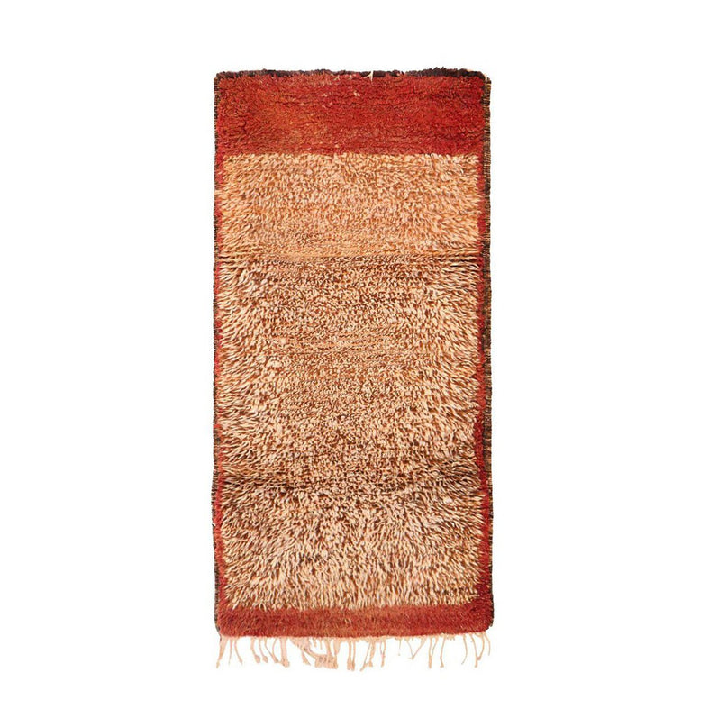 Zuiver wollen Marokkaans Berberkleed 85 x 175 cm