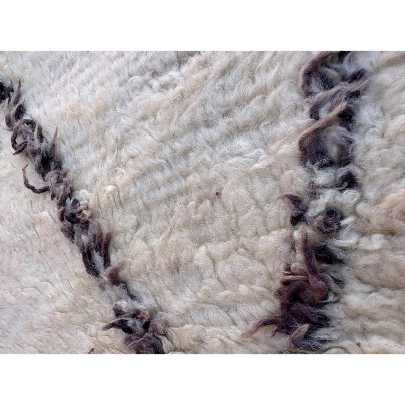Zuiver wollen Marokkaans Berber-tapijt 147 x 164 cm