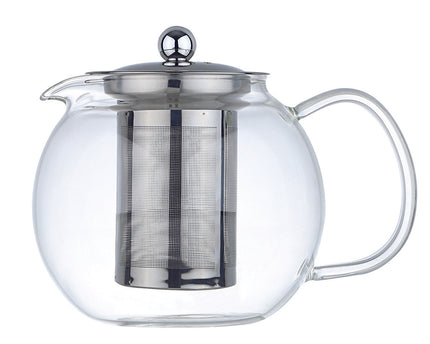 BAL THEEPOT 1L RVS FILTER EN DEKSEL