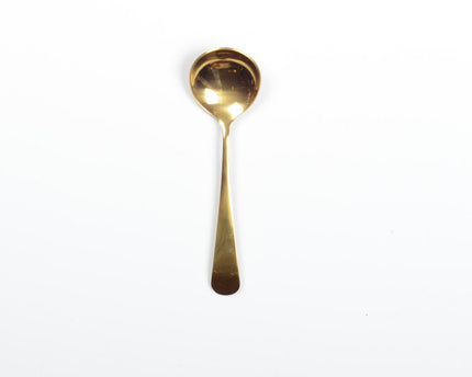 Gouden dessert lepels - veel 6