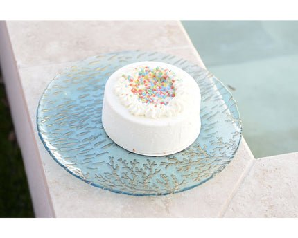 Wed Blue Presentation Plate 33x33x3cm