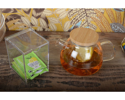1L theepot met houten dekking