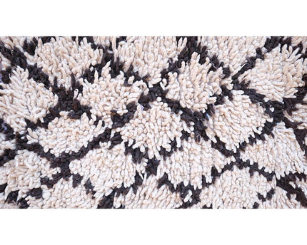 Zuiver wollen Marokkaans Berber halkleed 73 x 188 cm