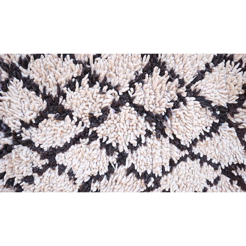 Zuiver wollen Marokkaans Berber halkleed 73 x 188 cm