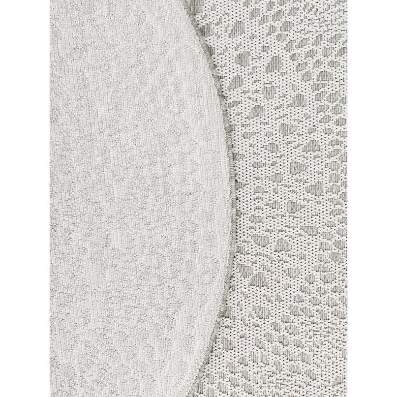 GEHAAKT rond decoratief vloerkleed