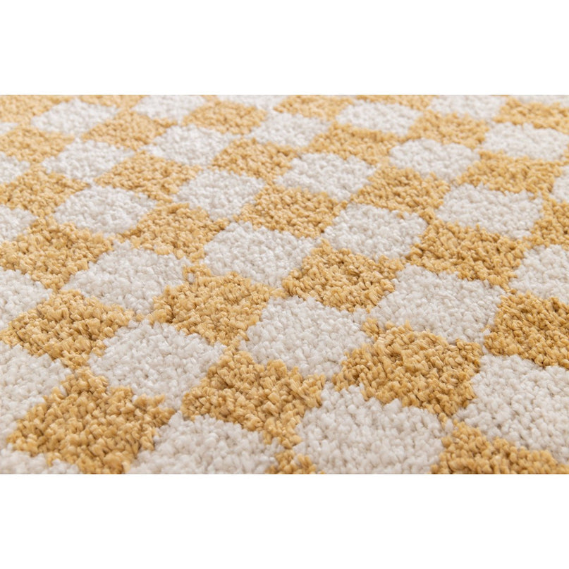 Tapis à poil haut doux en comfortabele CHECKERS