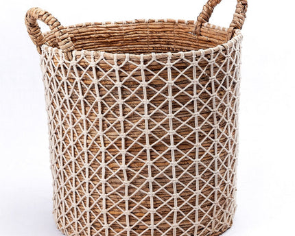 Boho wasmand KERSO | Plantenmand | Opbergmand van bananenvezel (3 maten)