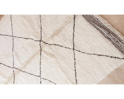 Zuiver wollen Marokkaans Berber-tapijt 210 x 300 cm