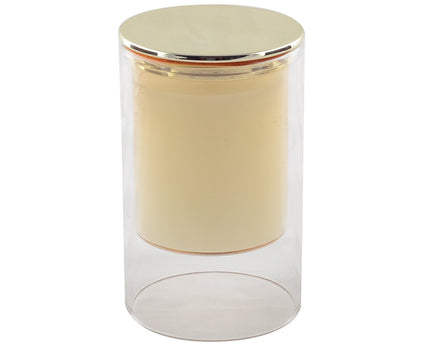 Orange Fleur Fleur 7x11.3cm gouden kaars