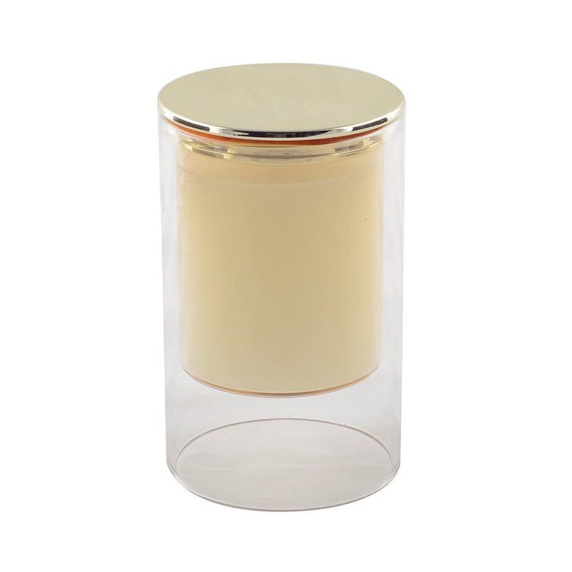 Orange Fleur Fleur 7x11.3cm gouden kaars