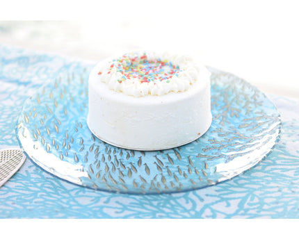 Wed Blue Presentation Plate 33x33x3cm
