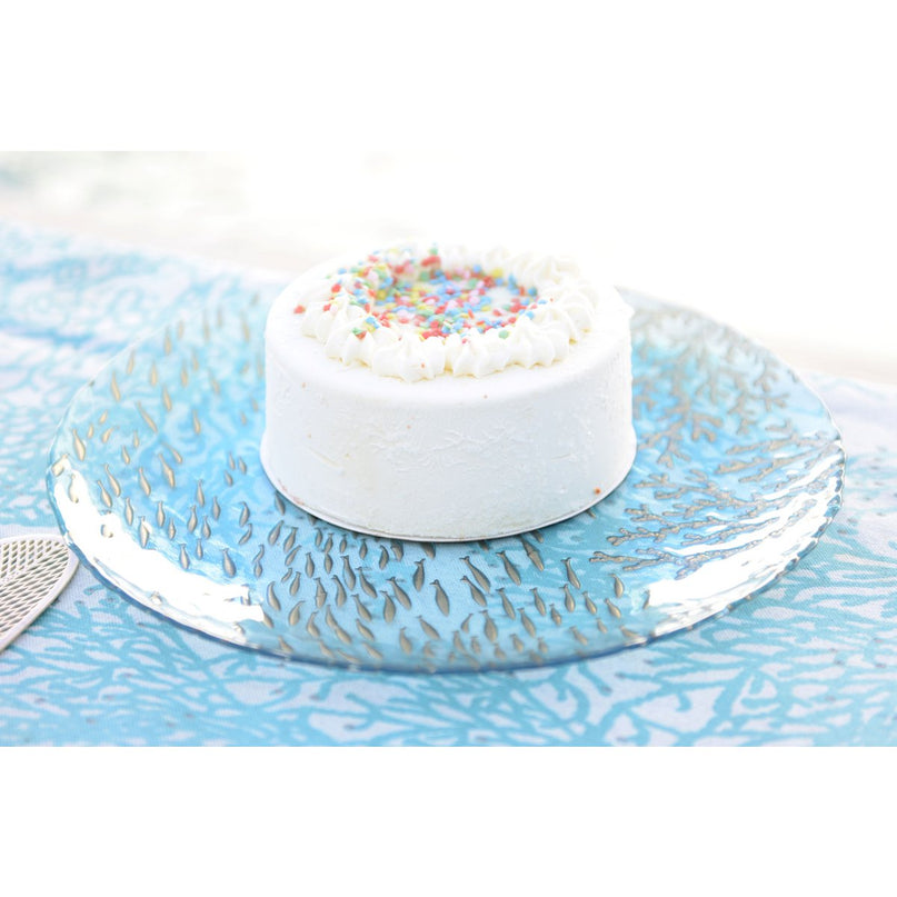 Wed Blue Presentation Plate 33x33x3cm