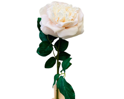QMF Hand Touch Rose 65cm 1PCS rood