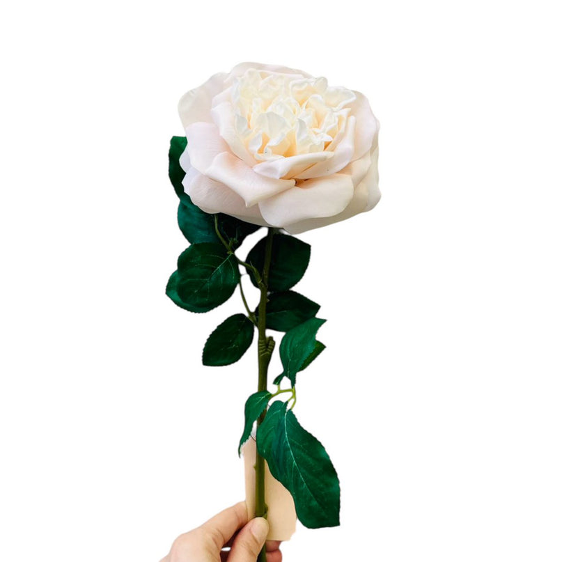 QMF Hand Touch Rose 65cm 1PCS rood