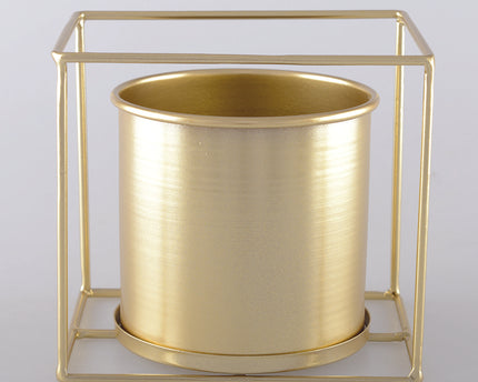 Gouden potbedekking