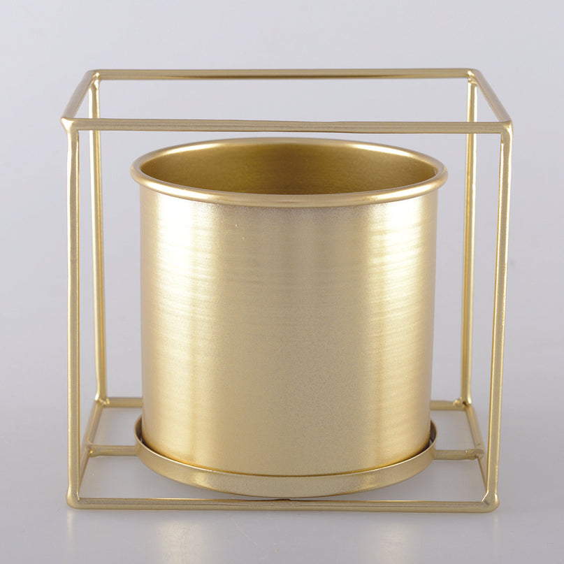 Gouden potbedekking