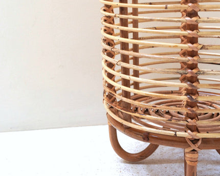 Rotan plantenstandaard plantenbak bloempothouder MALANG beige