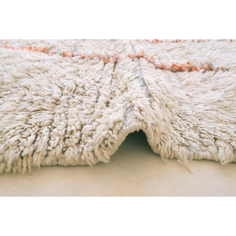 Zuiver wollen Marokkaans Berber-tapijt 133 x 182 cm